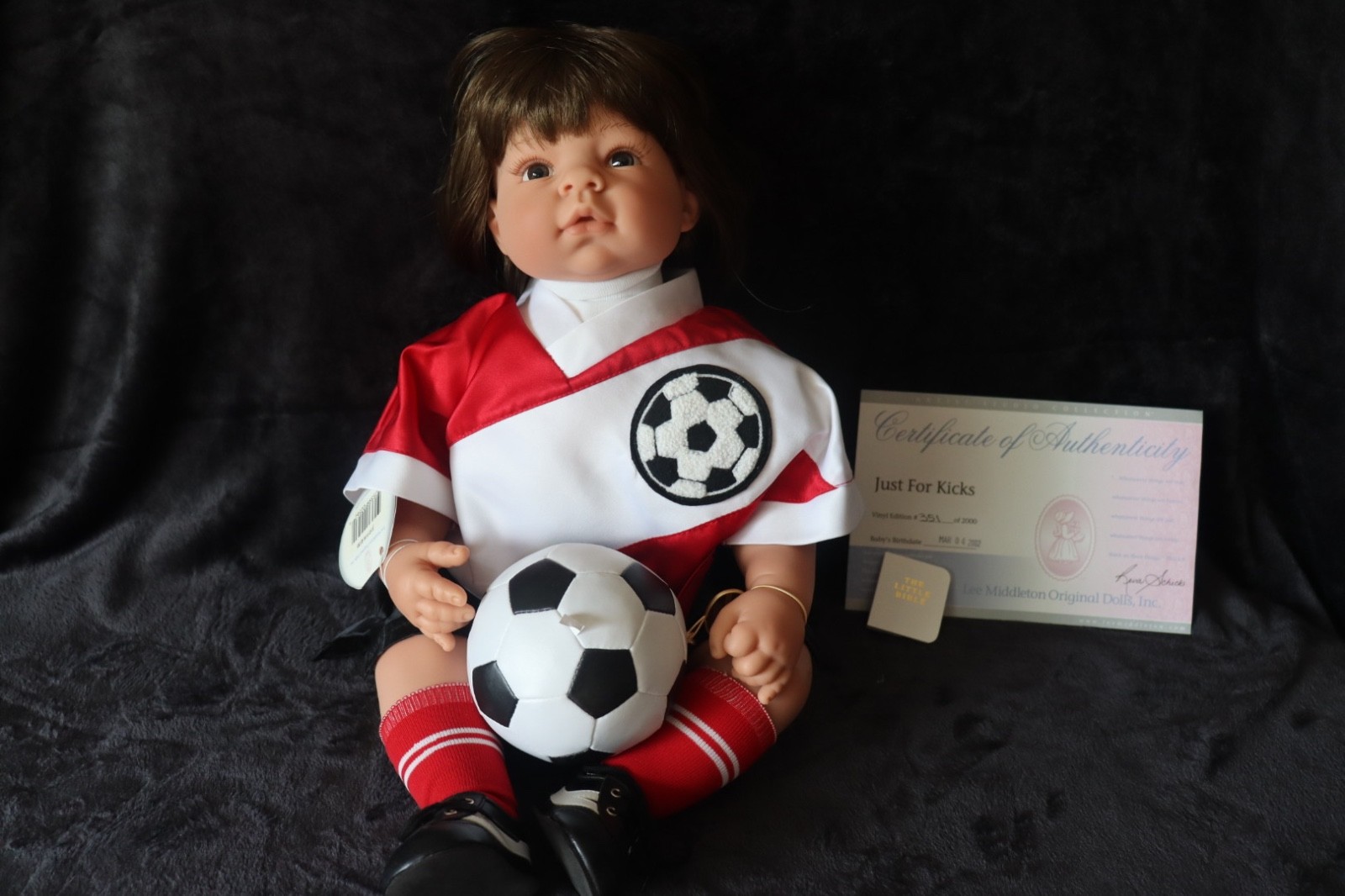 Just for Kicks – Lee Middleton Reva Schick COA & Box