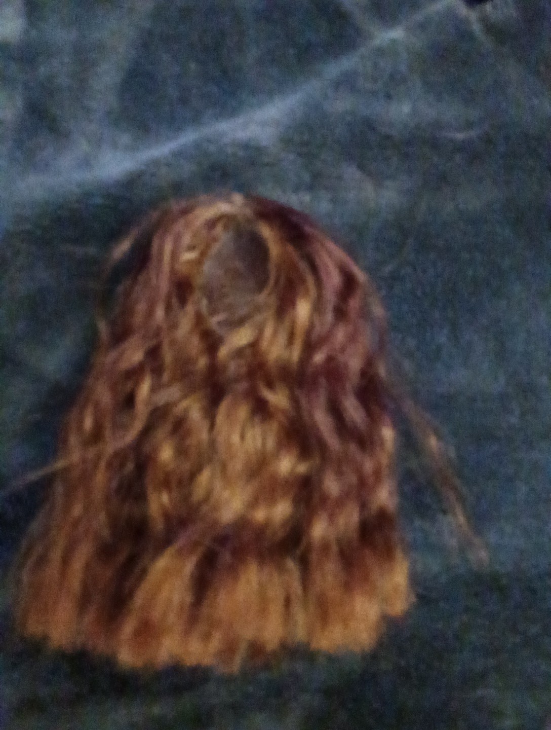 5A~ WIG ONLY~ BRUNETTE WAVY YOU CREATE BARBIE BASICS EASY SWAP KIT #2 DOLL JBH8