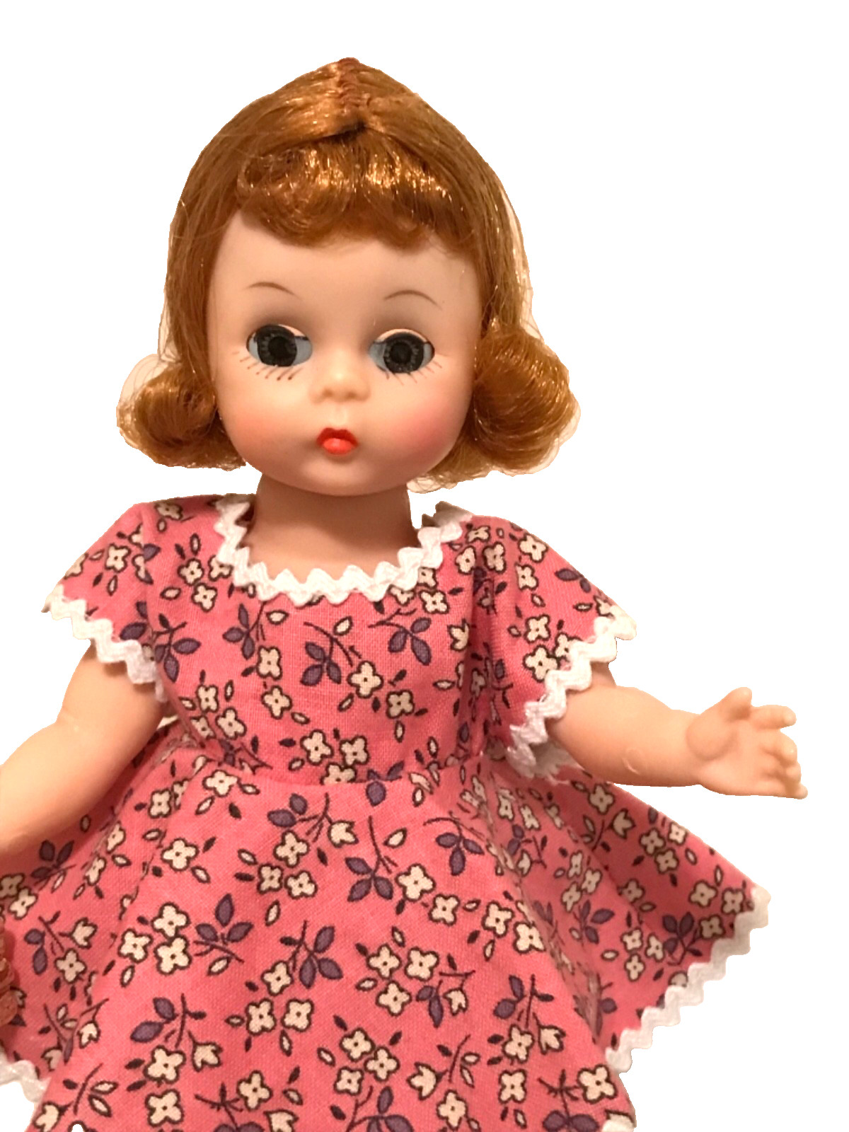 ?1959 Madame Alexander Kins Wendy Bent Knee Walker Doll Head Turns Bear Toy