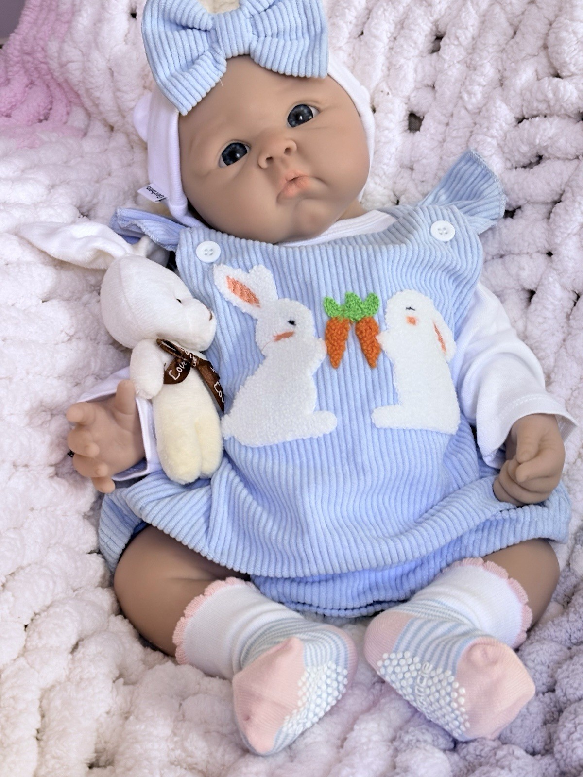 19” Lifelike 7 lbs Full Silicone Reborn Baby Girl Doll Floppy Squishy Newborn