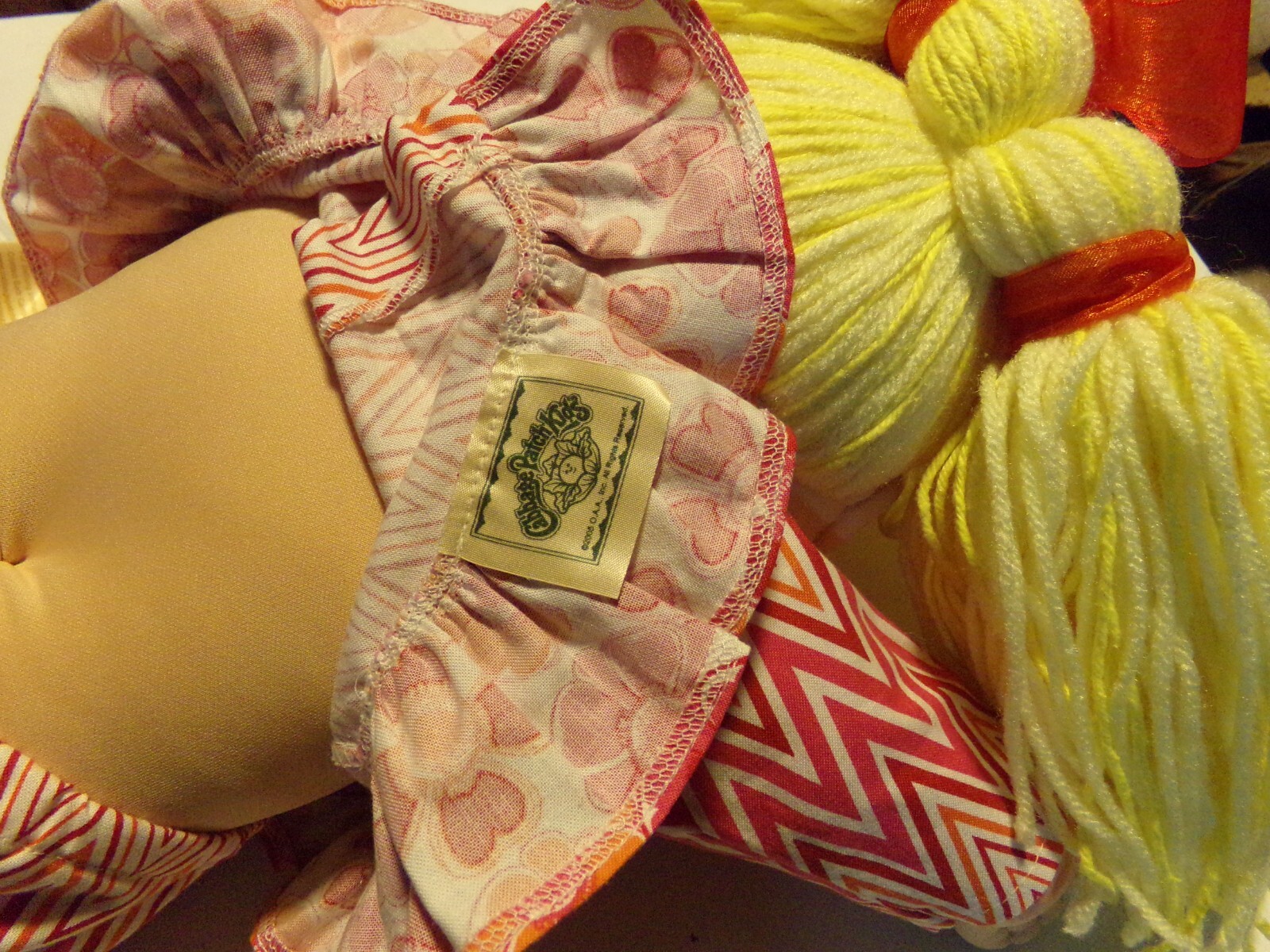 xavier roberts SOFT SCULPTURED CABBAGE PATCH KID! 2014 blond double ponies.
