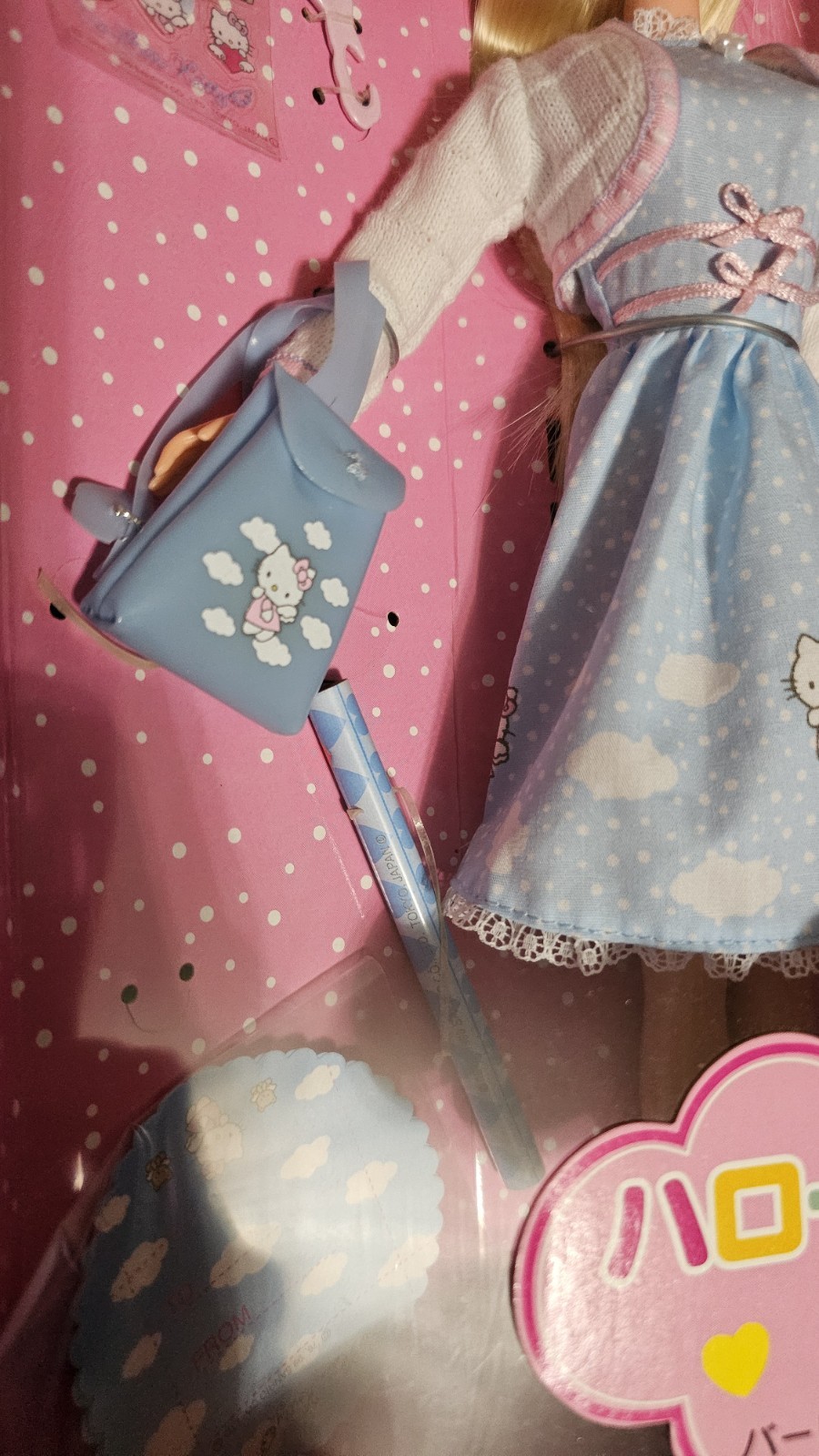 Hello Kitty x Barbie Collaboration Doll Bandai Sanrio Collection Limited JAPAN
