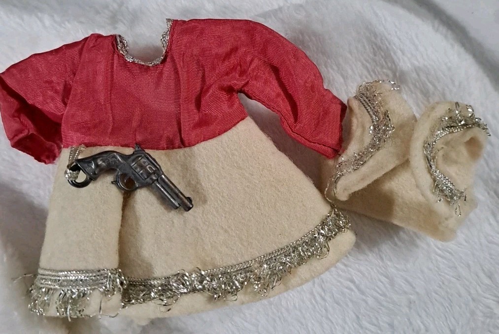 Vintage Vogue Ginny Doll Cowgirl Outfit 1958
