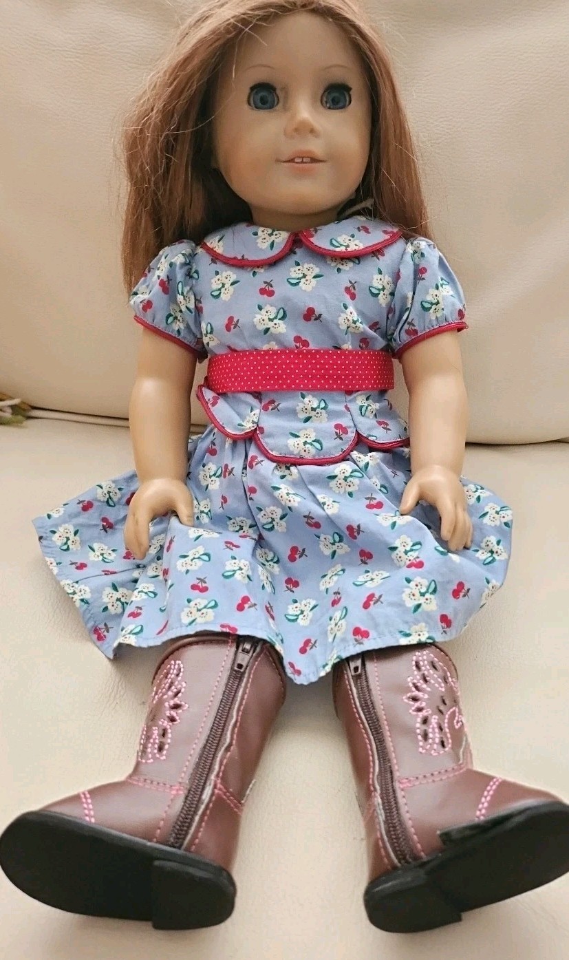 Retired 2006 American Girl Emily Bennett Doll With Meet Outfit and BOOTS