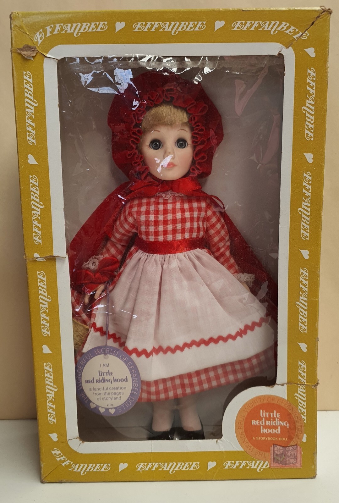Effanbee Play-size Storybook Collection Little Red Riding Hood Doll #1178 c1976
