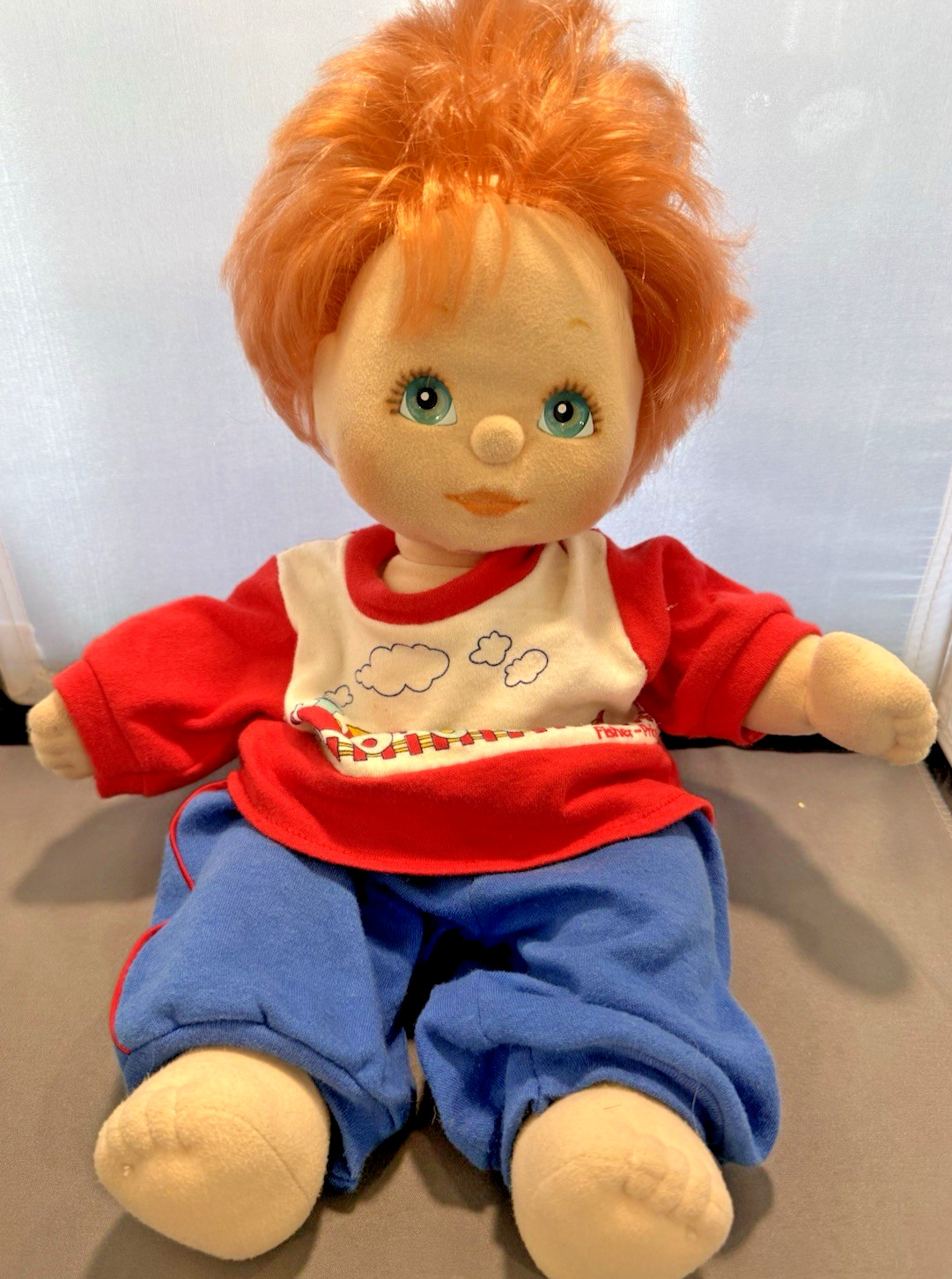 Vintage 1985 Mattel My Child Doll Red Hair Blue Eyes 80’s Baby Doll Soft