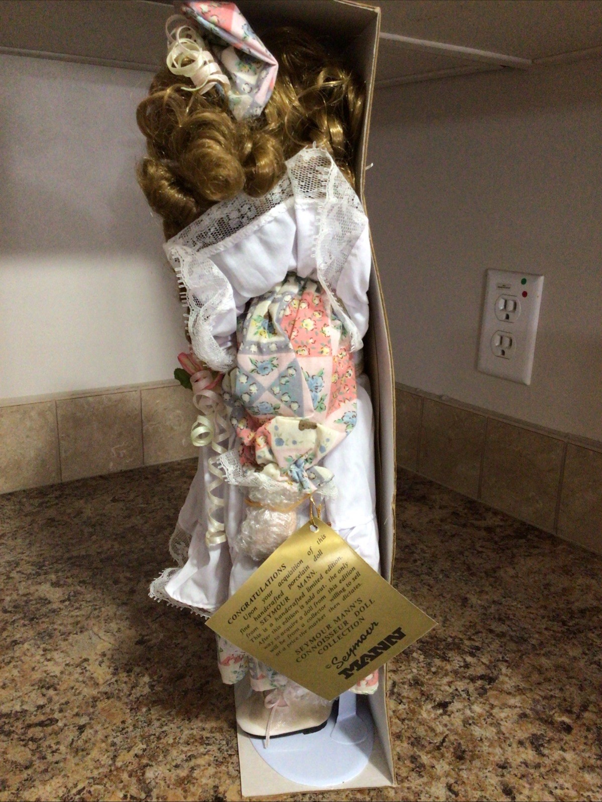 Seymour Mann “Denise” Porcelain Doll, Complete