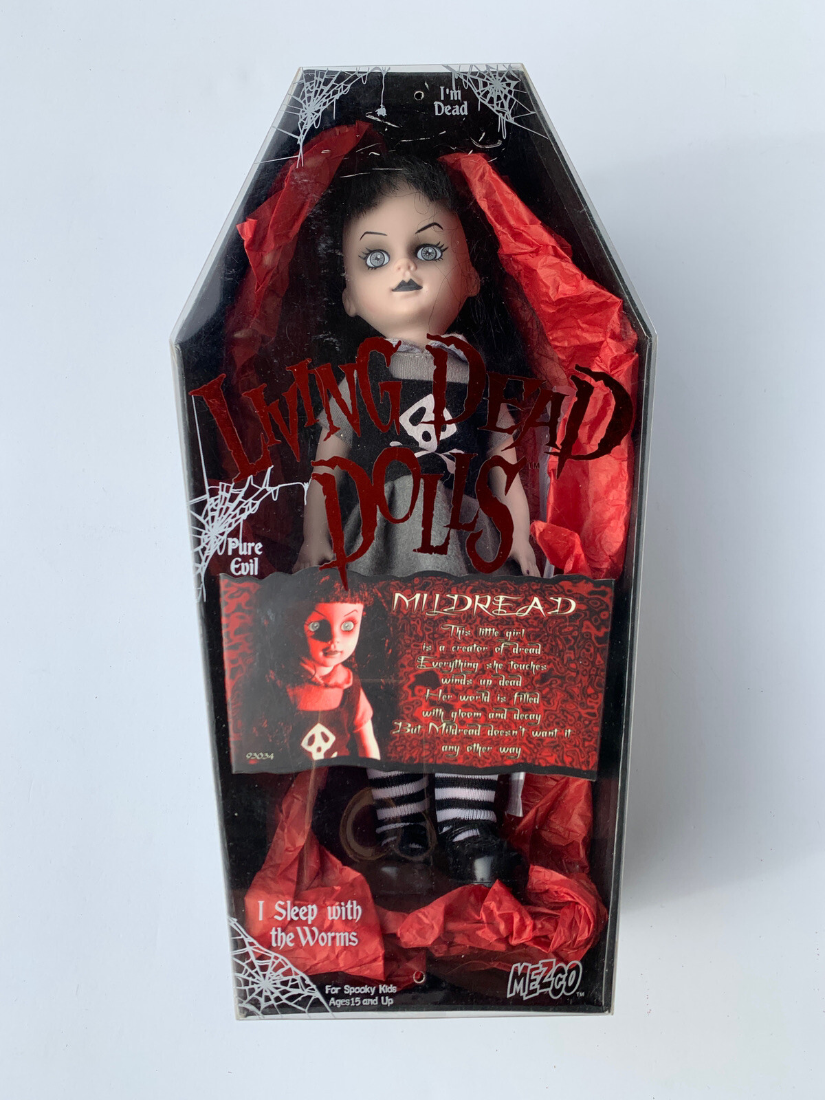 Mezco Mildread Living Dead doll LDD Horror Doll Series 10 no Death Cert