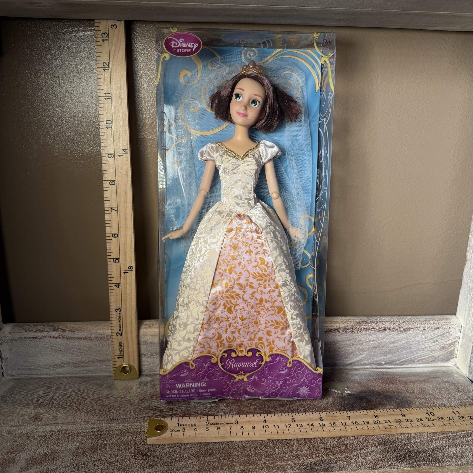 Disney Store Wedding Rapunzel Classic Doll from Tangled doll 12″ USA SELLER