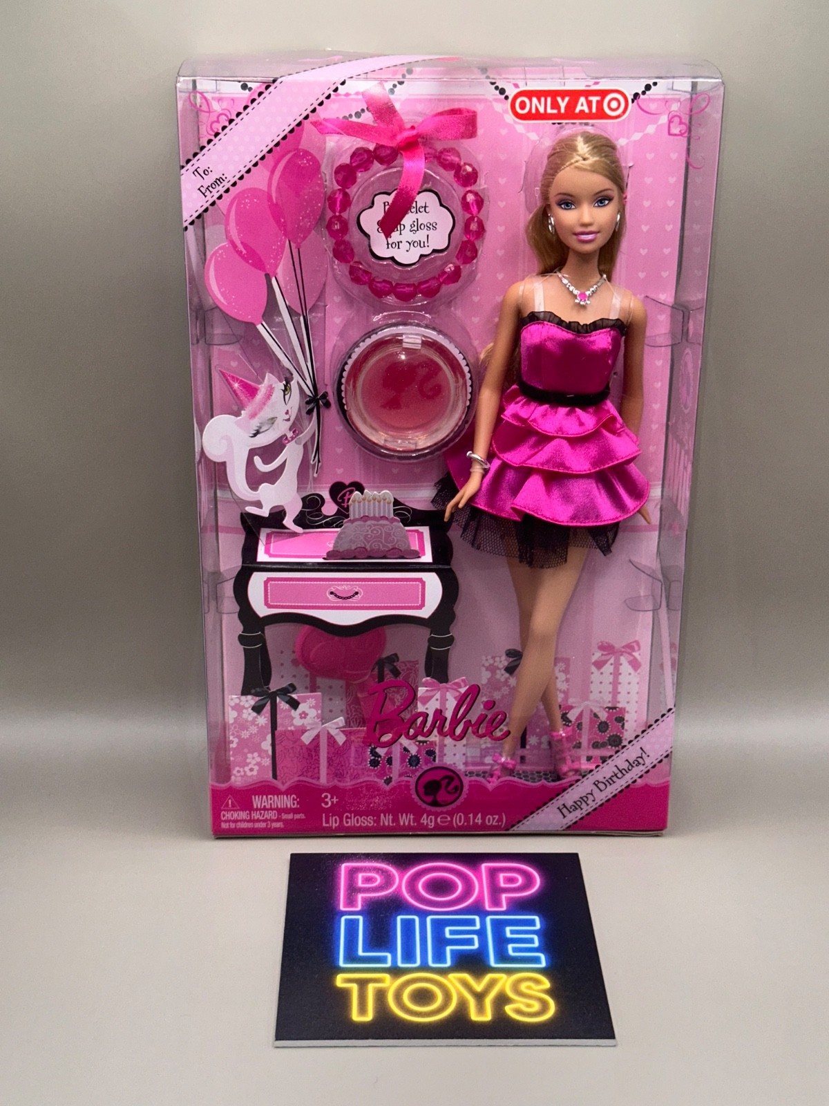 2008 Mattel Pink Collection “Happy Birthday! Barbie” #P4747 *NRFB*