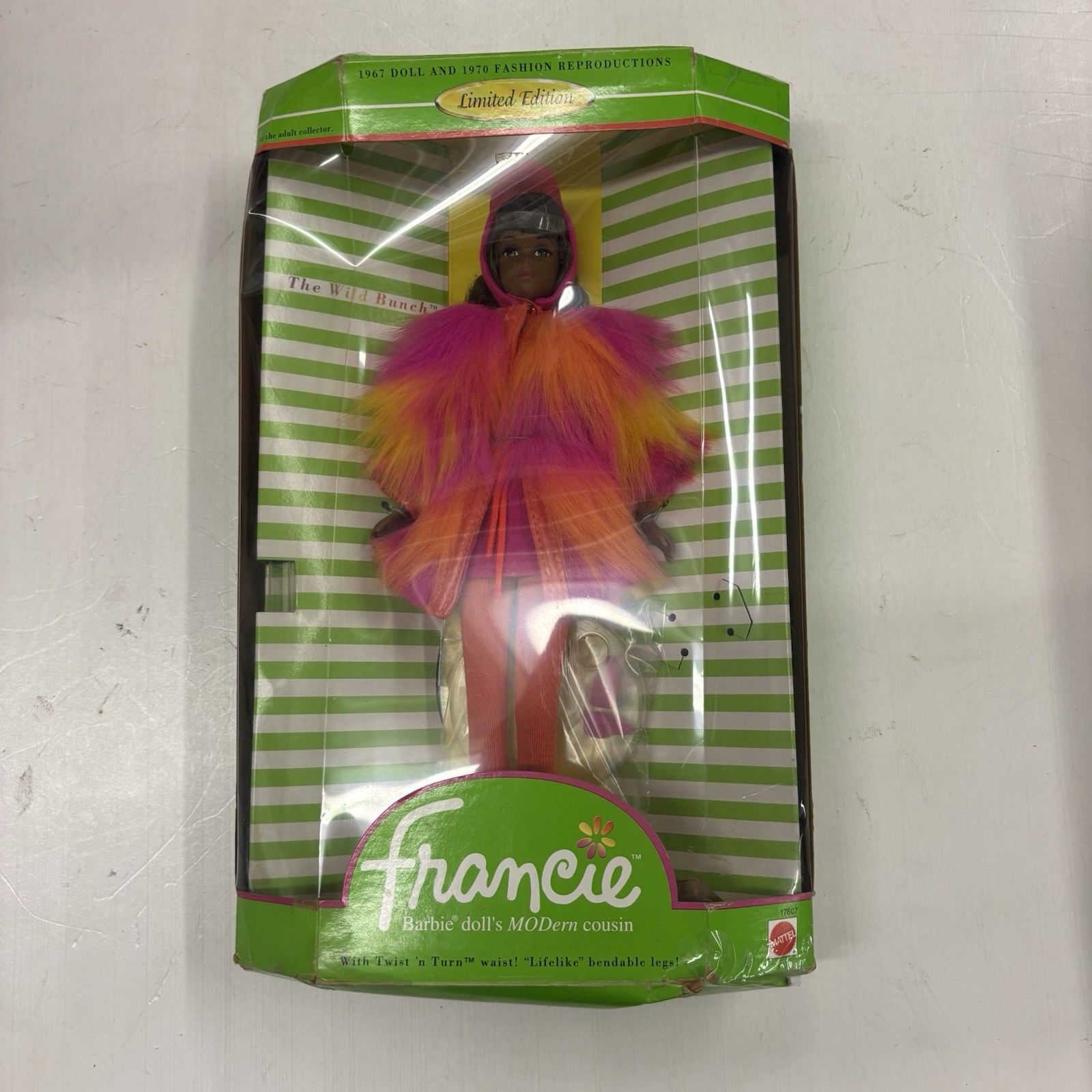 1996 Mattel Francie Doll Wild Bunch AA Reproduction 17607 Barbie NIB