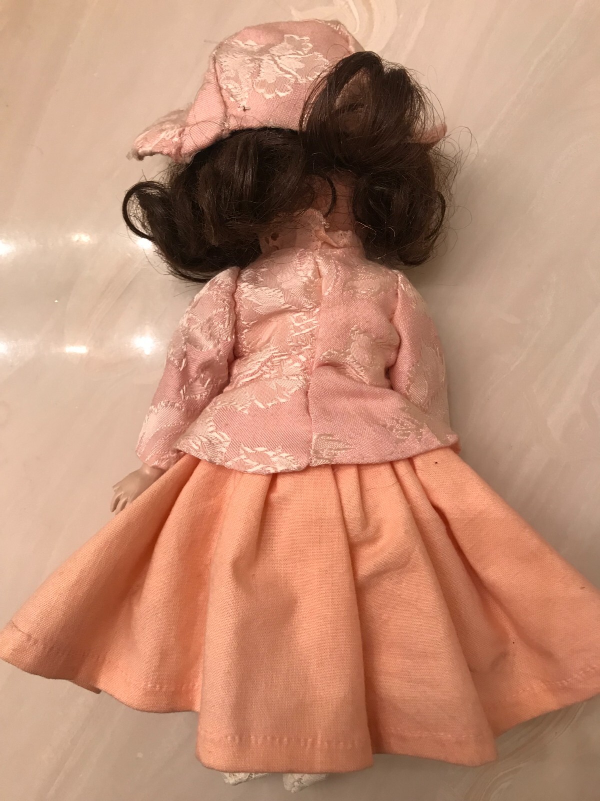 11 1/2″ Bisque socket Head doll Armand Marseille jointed handmade dress Seeley