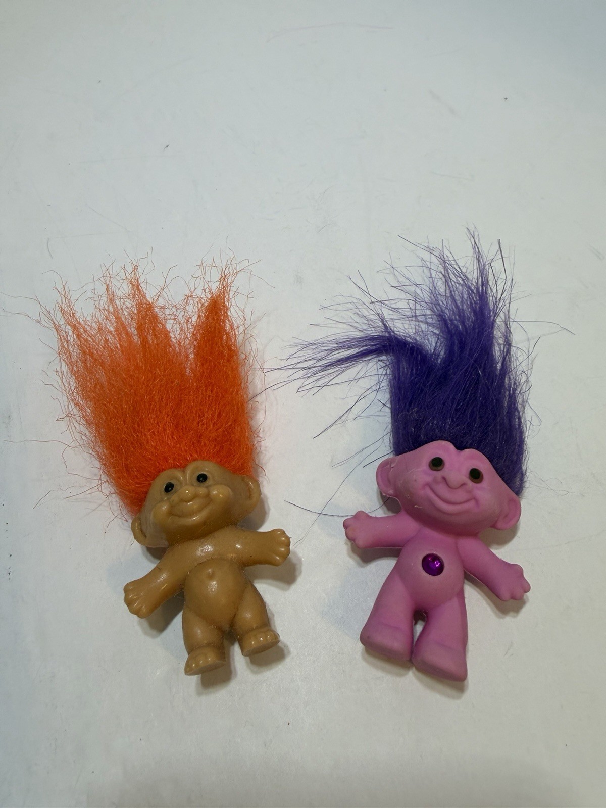 1” Trolls Hasbro 2015 DWA With Belly Gem & Russ Magnet Troll