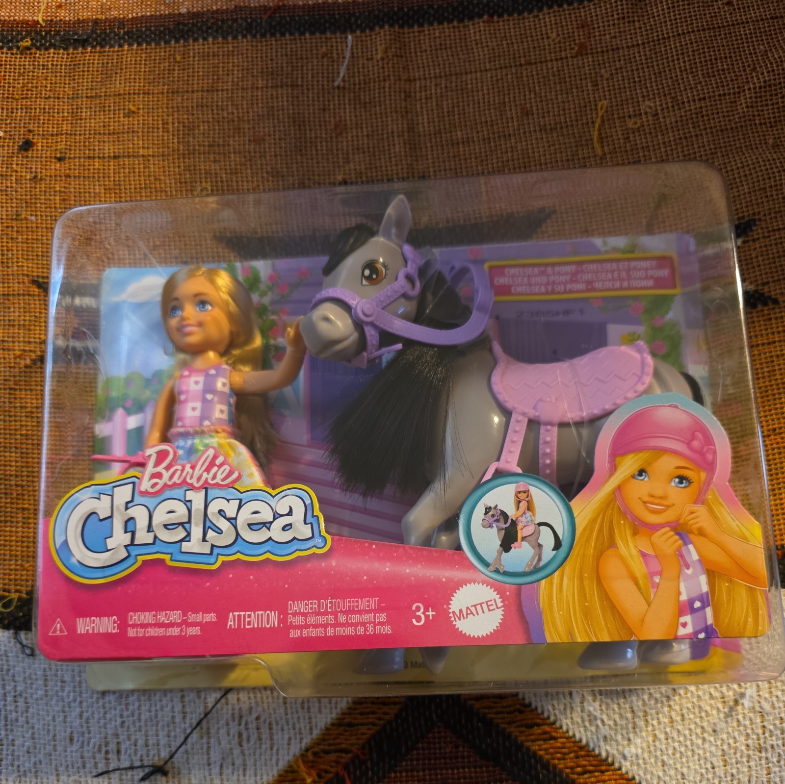 Barbie Chelsea – Chelsea 14 cms Doll & Pony Horse Playset – NEW & SEALED