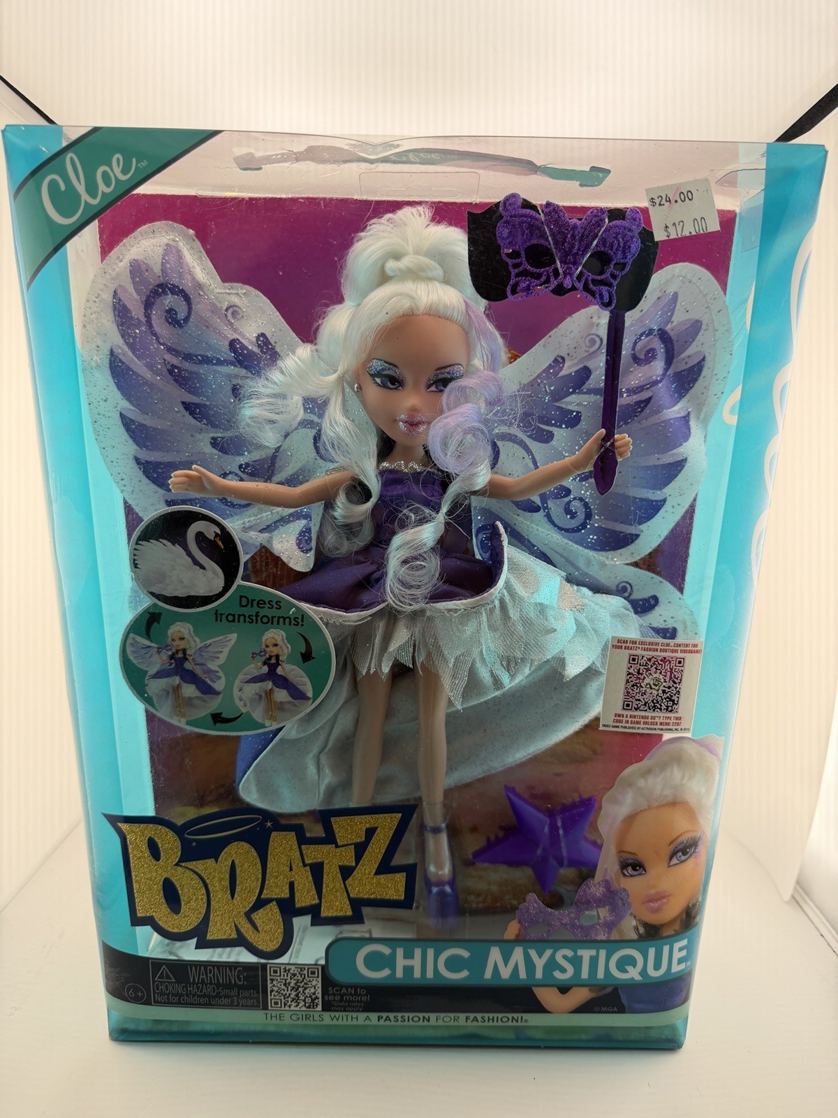 MGA Entertainment Bratz Chic Mystique Chloe Fairy Wings NRFB Sealed