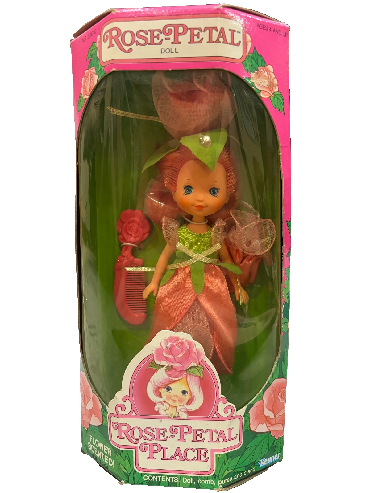 Vintage Rose Petal Place Rose Petal Doll 1984 Kenner NRFB New In Box Scented