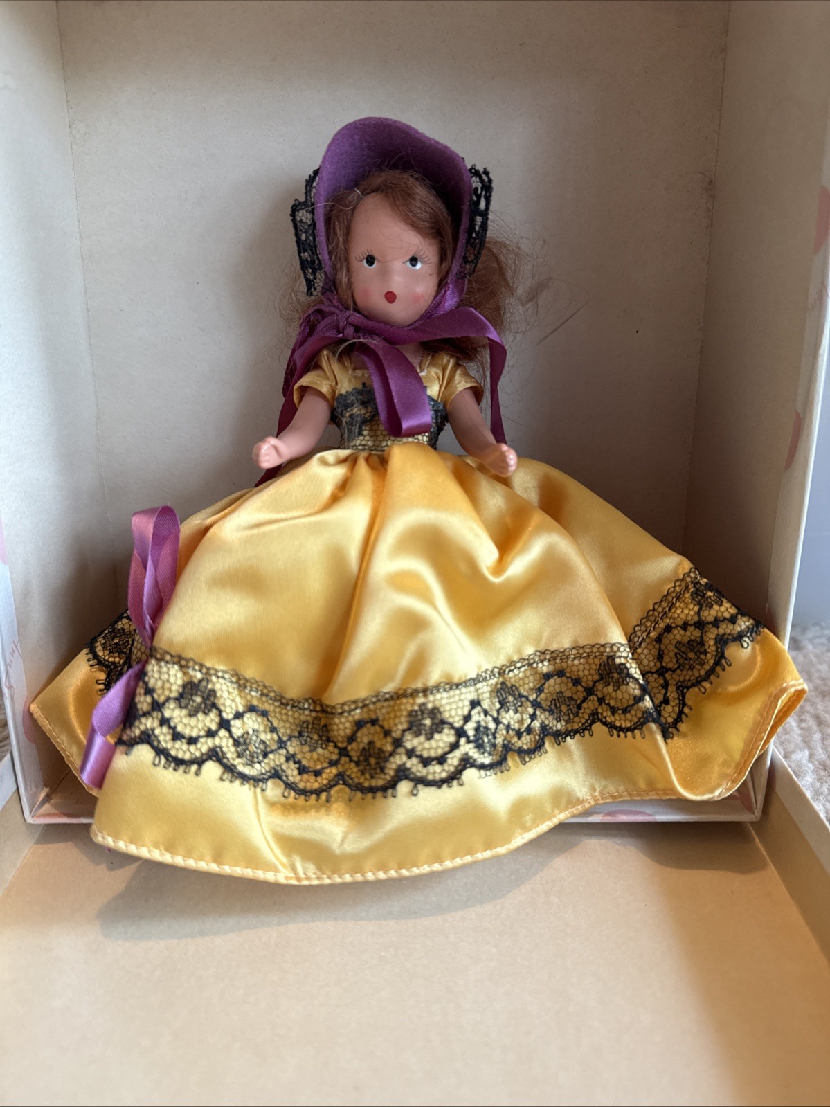 Nancy Ann Storybook Dolls #196 A Sweet October Maiden Rather Shy Bisque