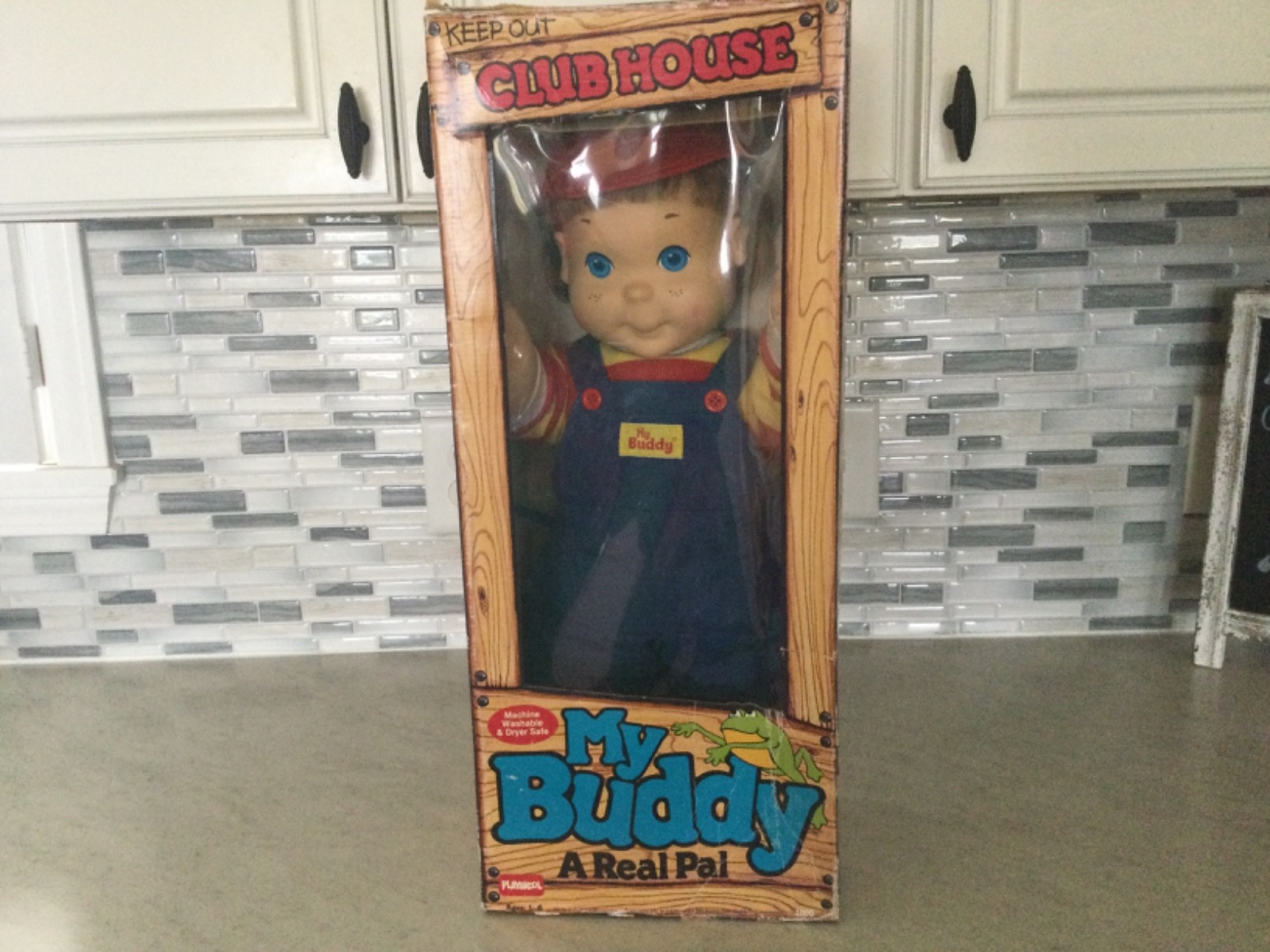 1985 VINTAGE IN BOX ” MY BUDDY DOLL” ALL ORIGINAL,ALL COMPLETE COLLECTORS