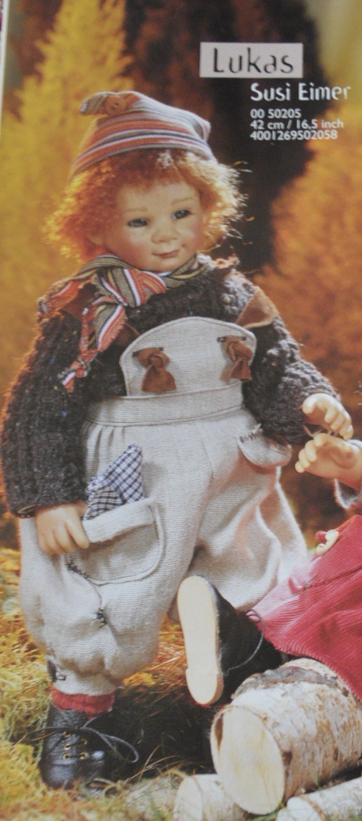 Renowned Gotz Artist Susi Eimer Designed 16’ Boy Doll Lucas 2000