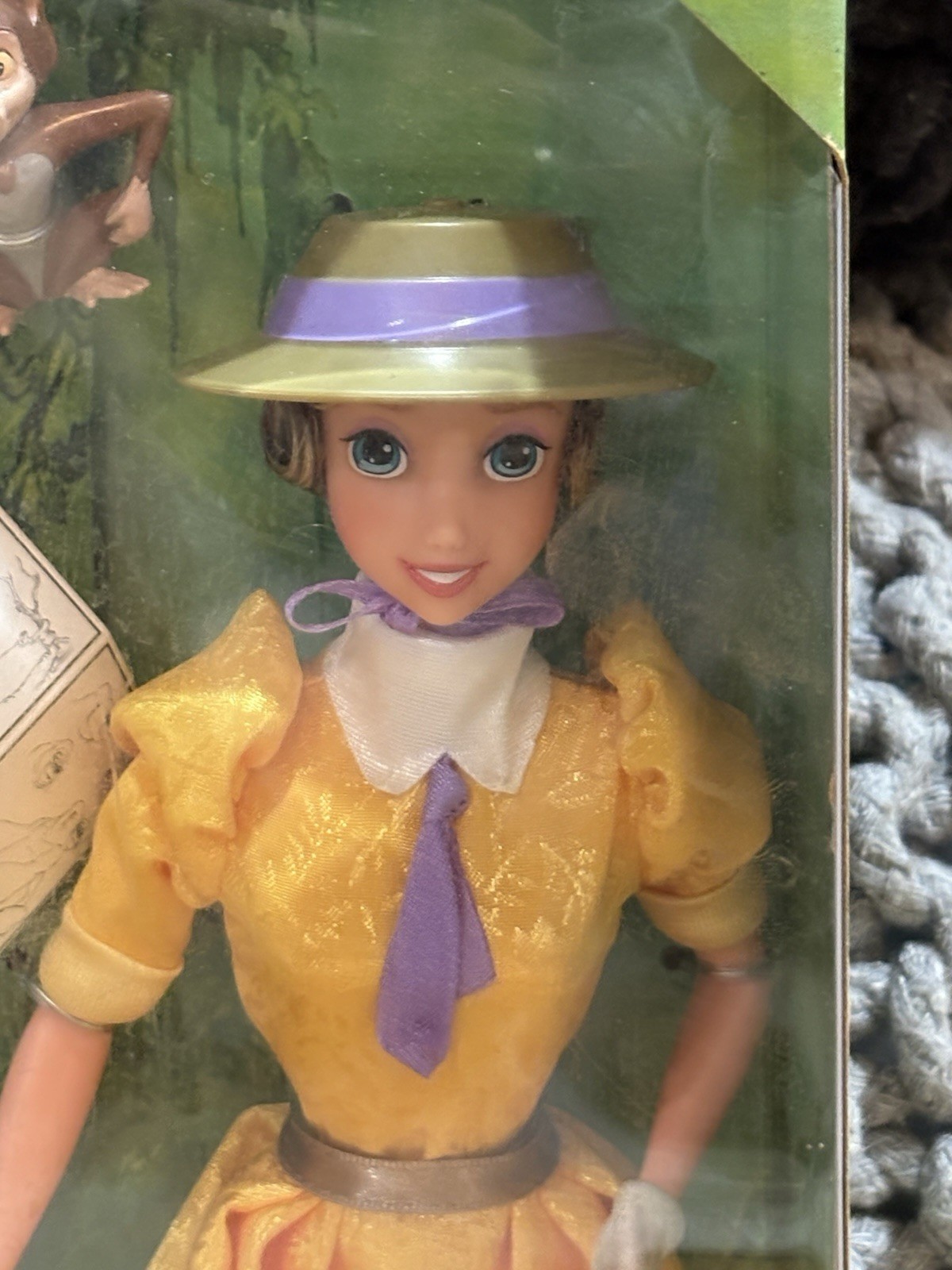 Vintage 1999 Rare Jane Doll with Monkey from Disney’s Tarzan Movie NRFB