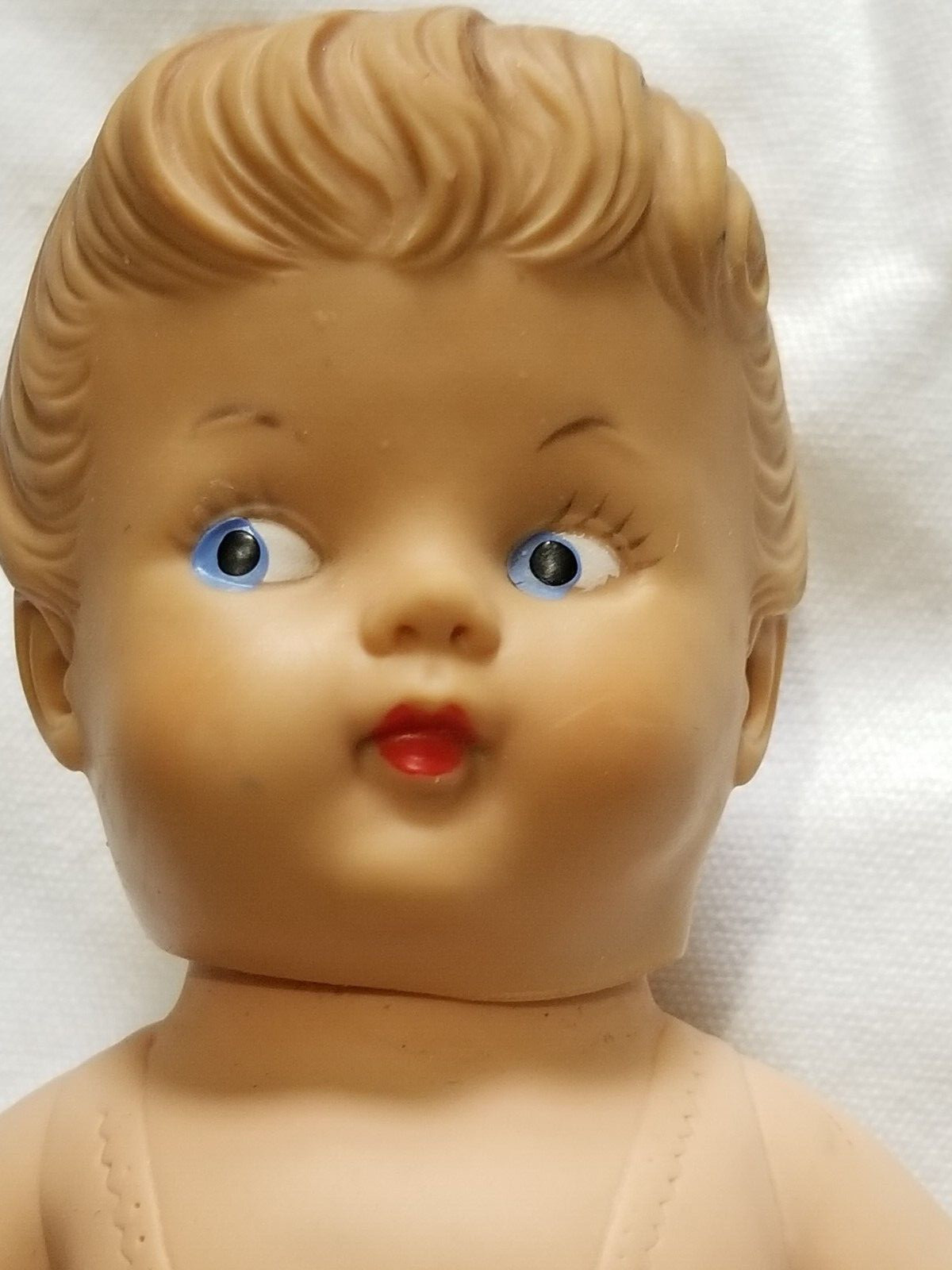 Arrow Plastics Side Glance 9″ Doll Rubber 1960s Vintage VGC HTF