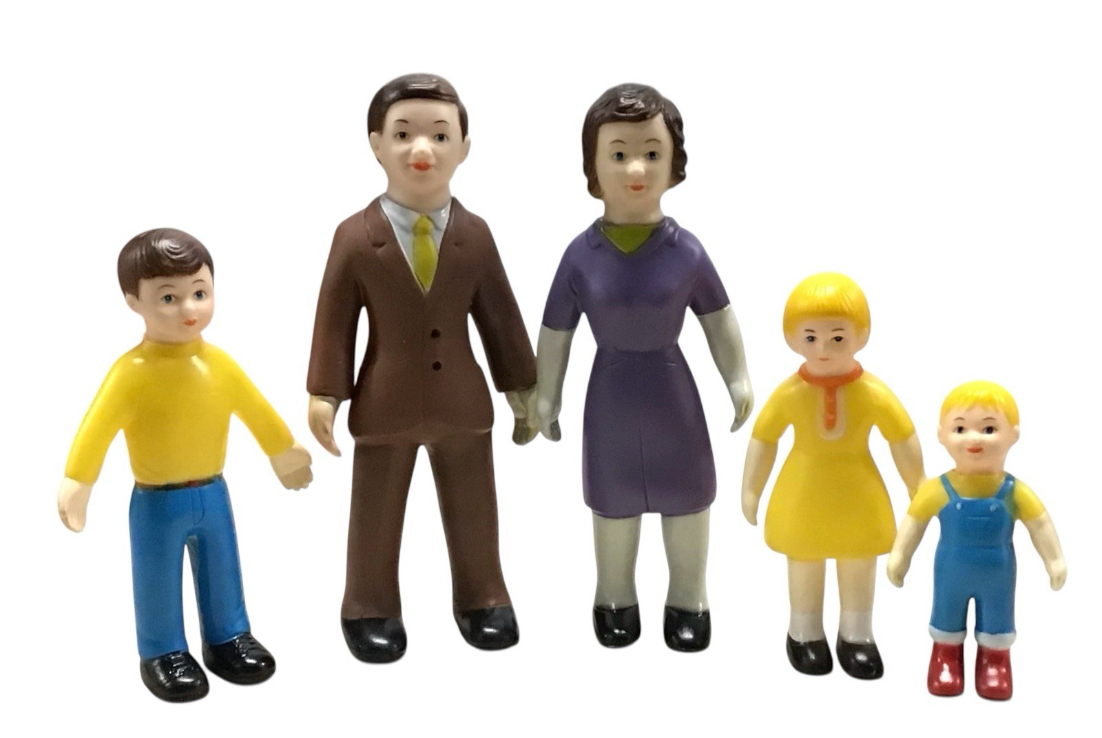 Marvel Education Play Figures White Caucasion Family ~ 5 Dolls ~ Original Box