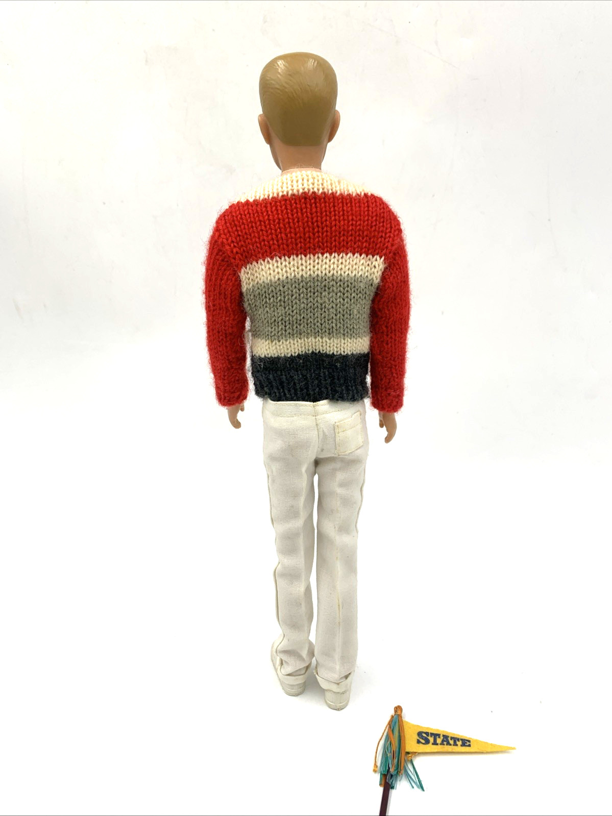 Vintage 750 Molded Hair Straight Leg Ken Barbie Doll w/ #770 Campus Hero Outfit