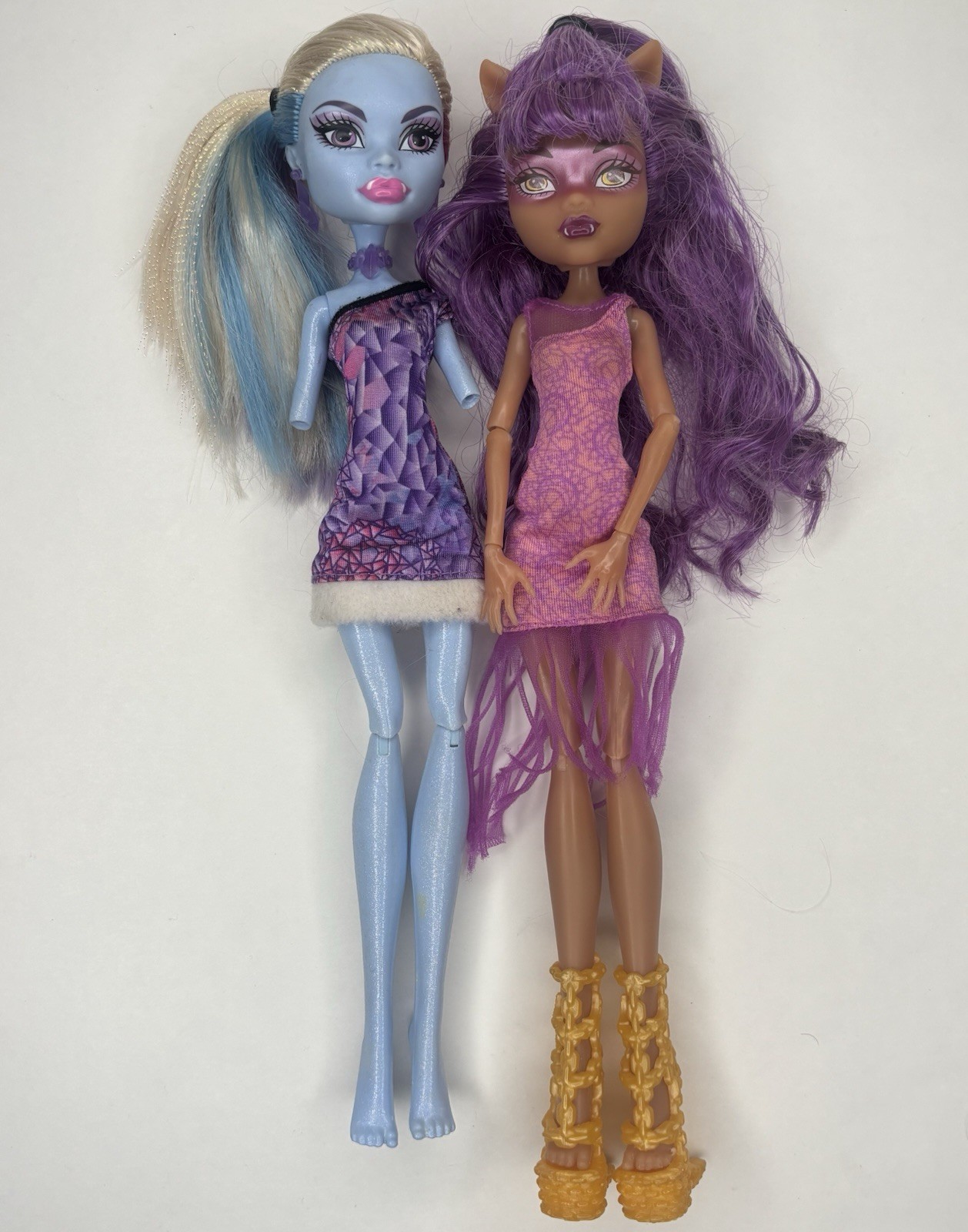 G1 Monster High ~ Scaris Abbey Bominable & Haunted Clawdeen Wolf ~ Repair Lot