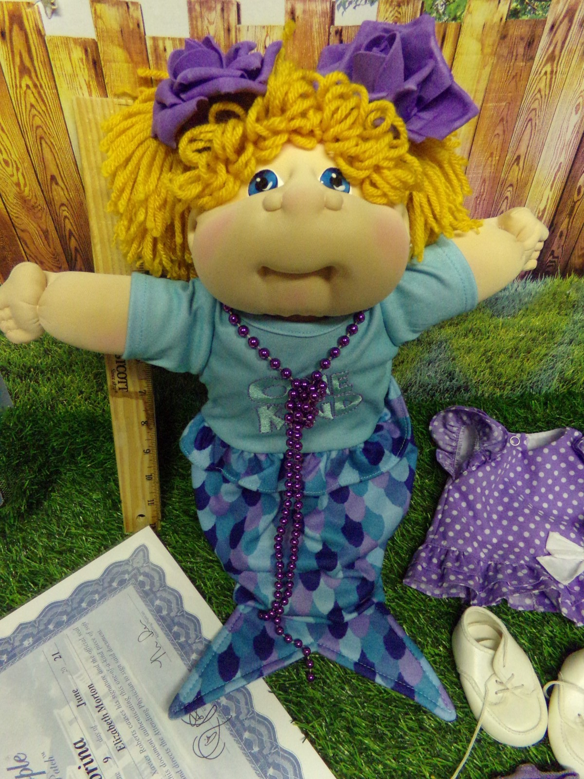 2021LP SOFT SCULPTURED CABBAGE PATCH KIDXAVIER ROBERTS W/PAPERS LULLABY