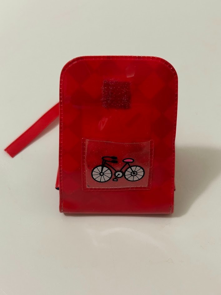 VTG 90s Replacement Folding Red Backpack Janet Polly Pocket #12984 Stacie Friend
