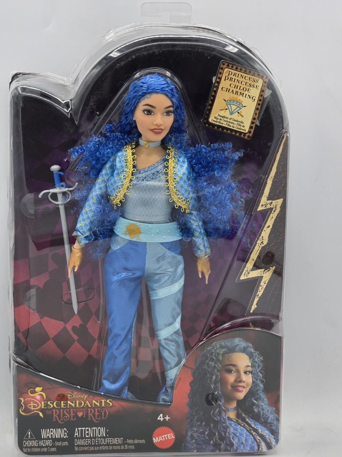 Mattel Disney Descendants The Rise of Red Fashion Doll Princess Chloe Charming
