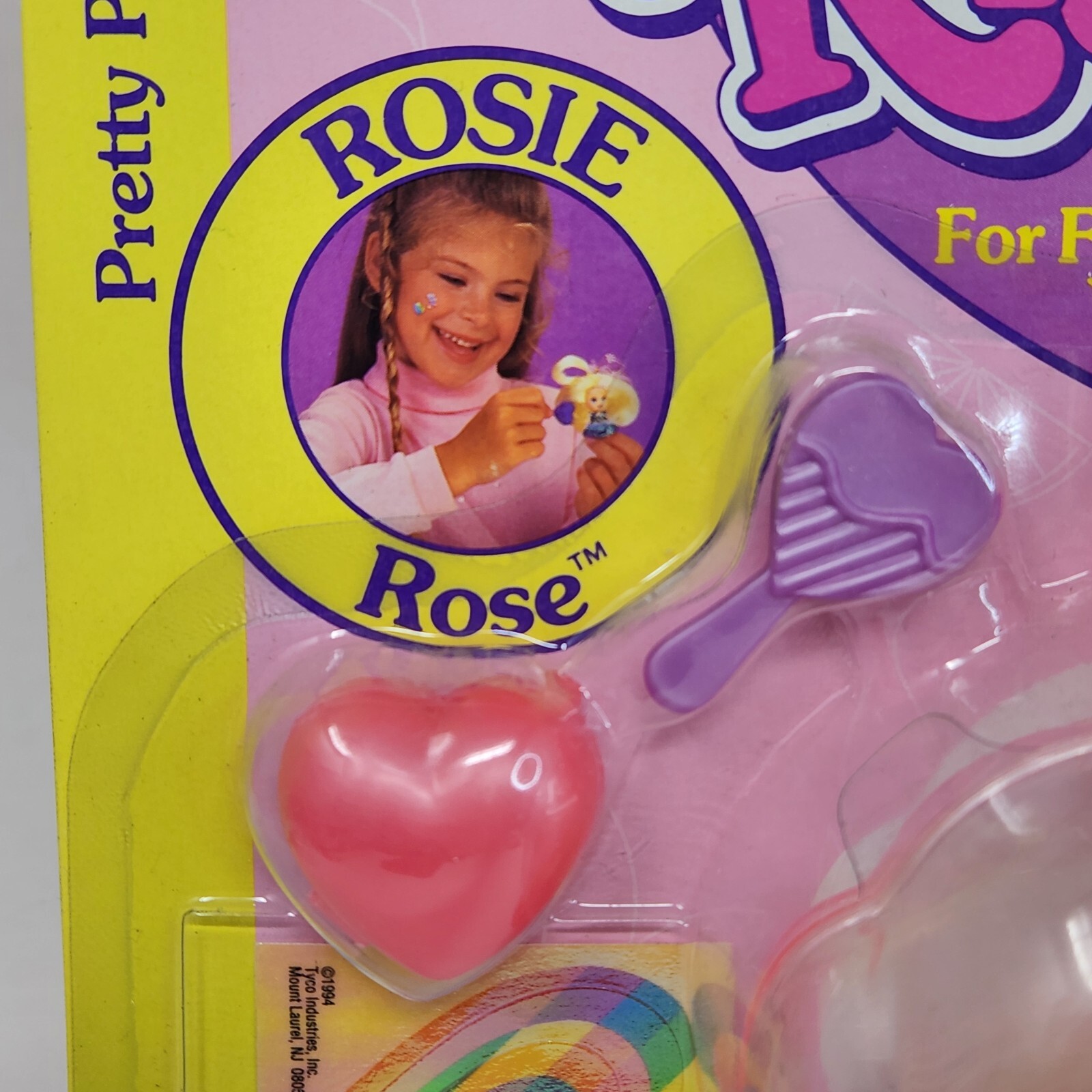 VINTAGE 1994 TYCO LIDDLE KIDDLES PRETTY PERFUME ROSIE DOLL NEW IN PACKAGE SEALED