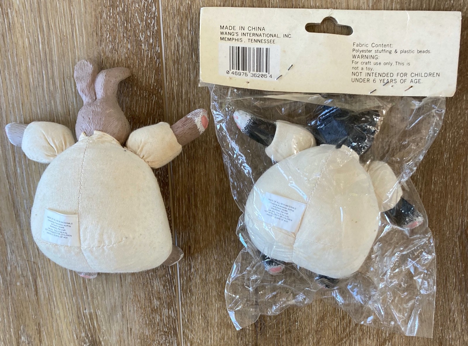 Just For Keeps Mini Muslin Dolls Cat & Bunny