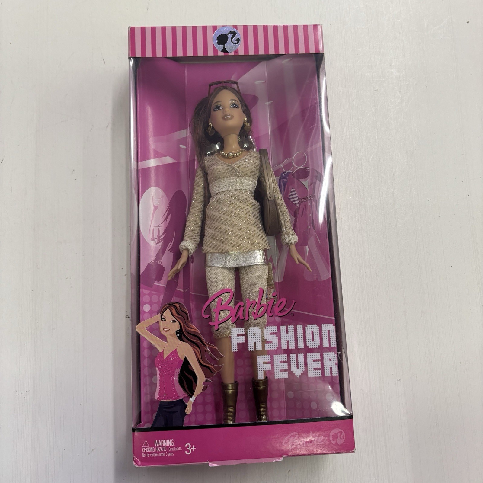 Barbie Fashion Fever Teresa Doll in Sparkling Gold 2007 Mattel L3330
