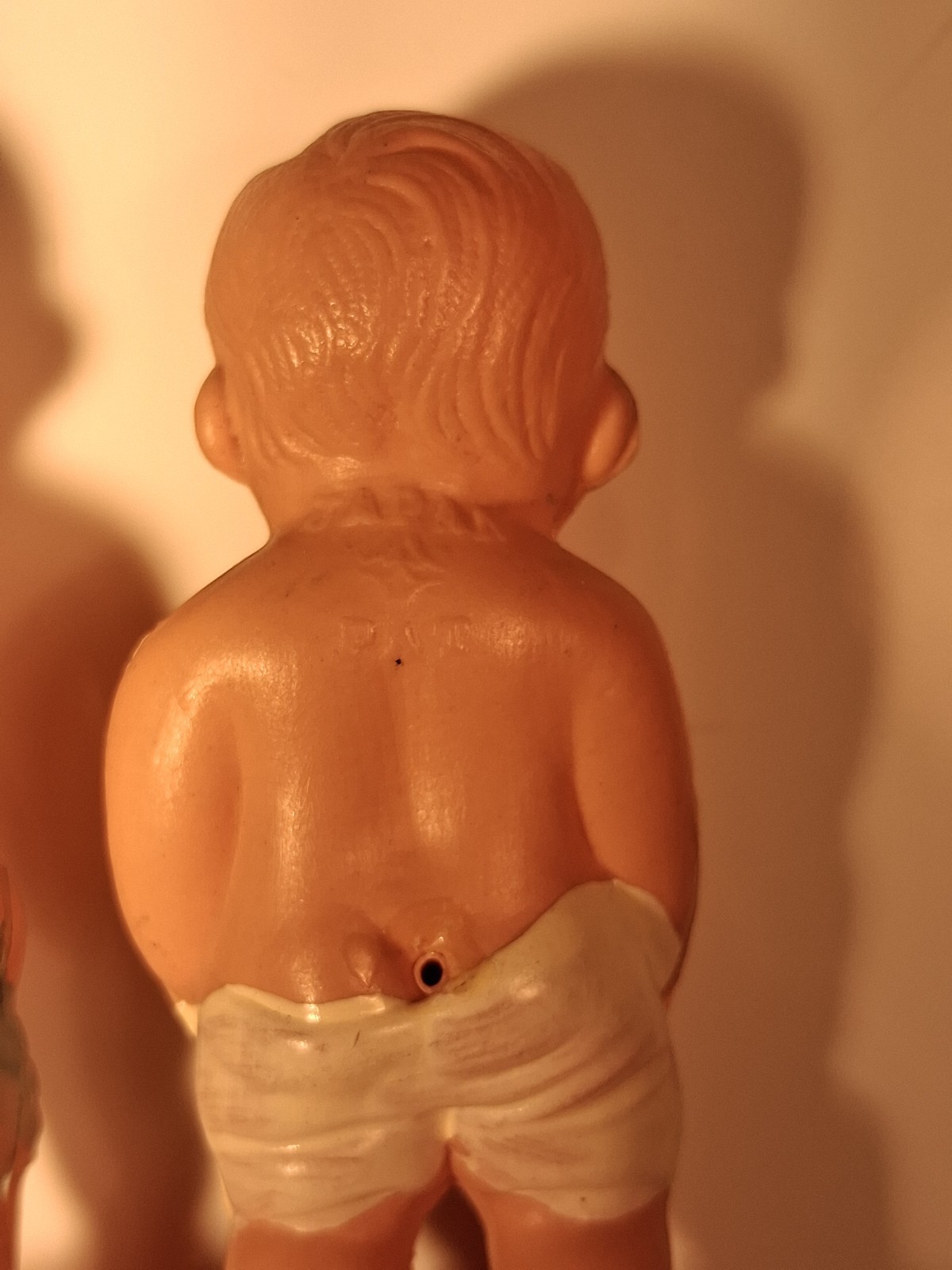 Basket Full Tiny Dolls Vtg Celluloid, Rubber, Porcelain, Hard Plastic 10 Dolls