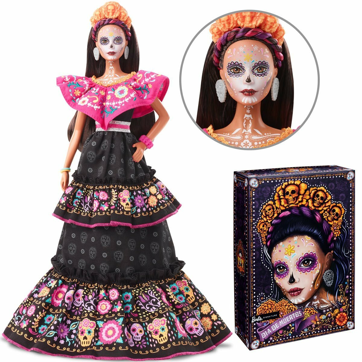 Mattel Barbie Dia De Los Muertos Doll, Day Of The Dead Barbie