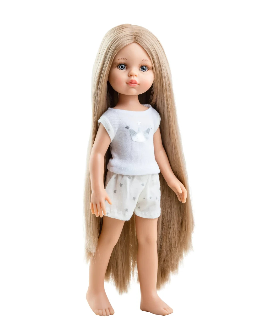 Paola Reina Carla PR13212 Pajamas Doll Las Amigas 13″ Extra Long Blonde Hair