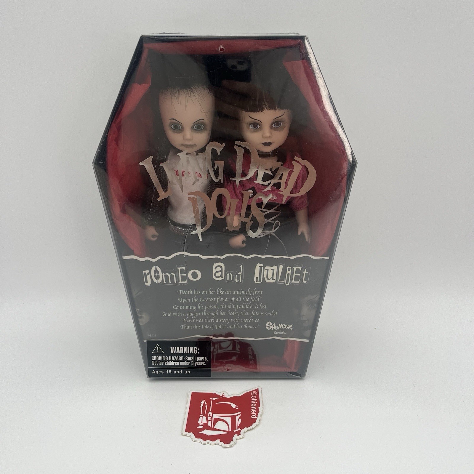 Living Dead Dolls Romeo and Juliet Spencers Exclusive Mezco New Sealed