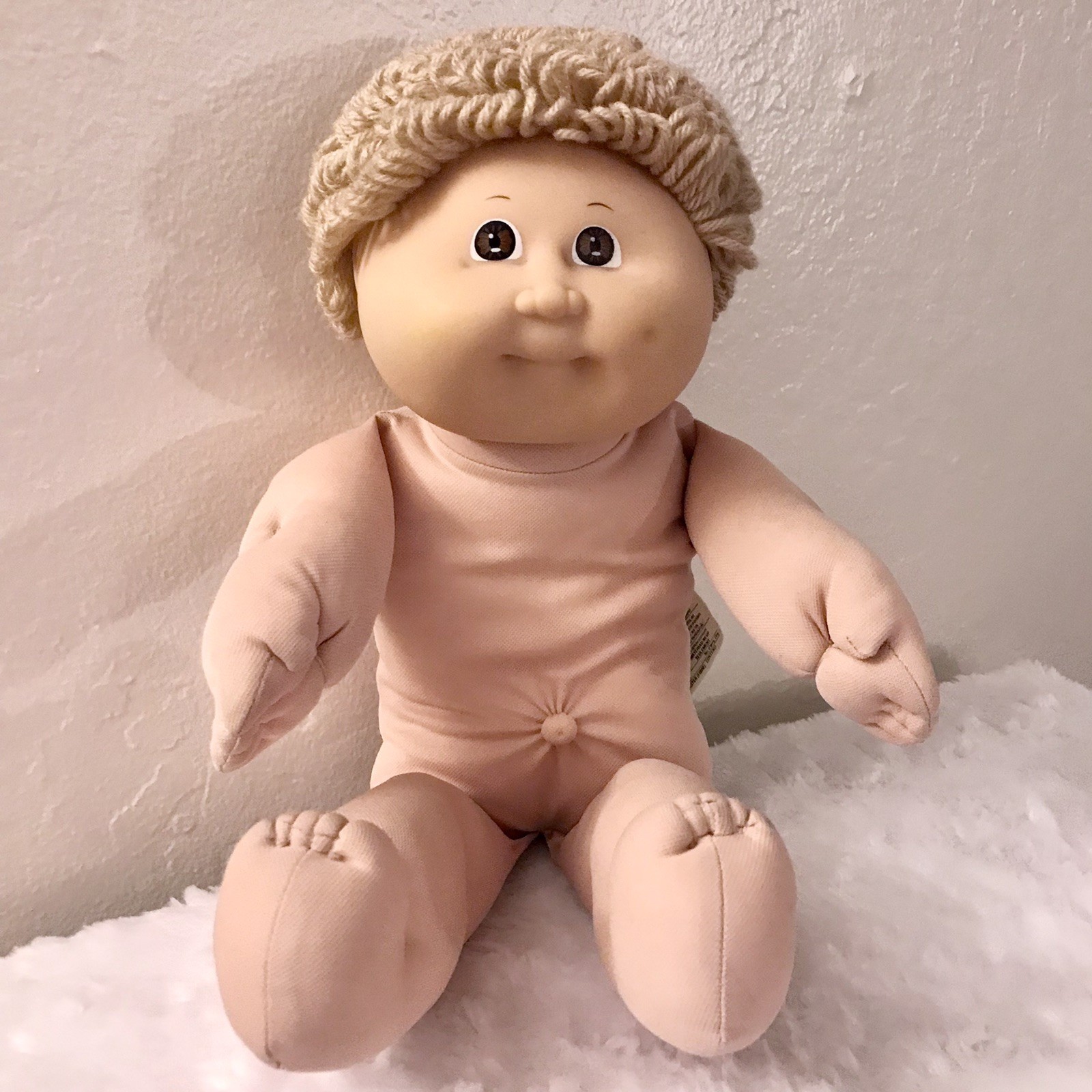 Cabbage Patch Kids Tsukuda Japan HM3 Boy in Football Uniform Wheat/Brown