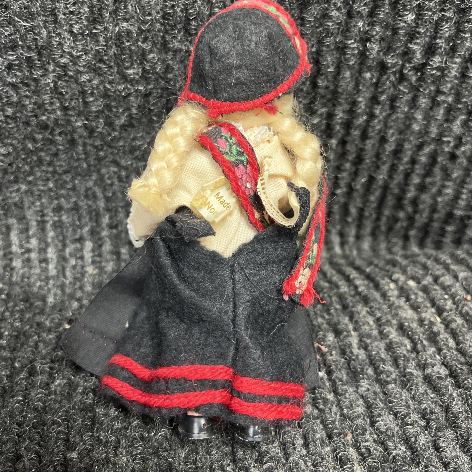 ?Vintage 6” Hallingdal Folk Dolls European Set Of 4 Dolls Used