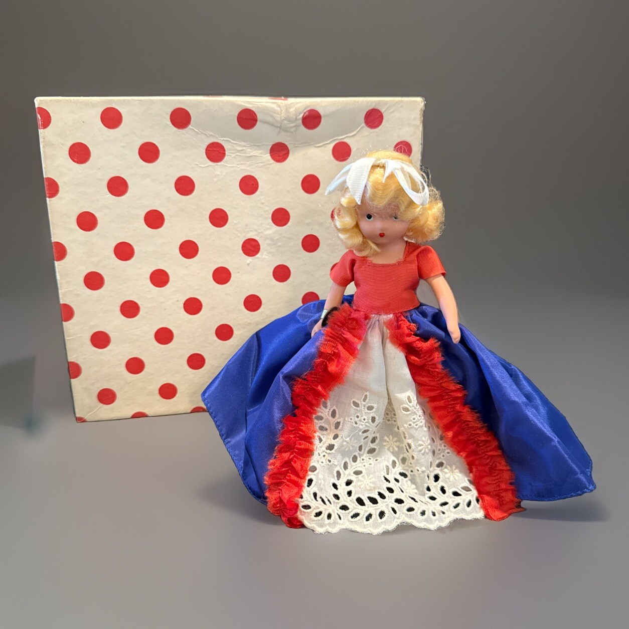 Nancy Anne Storybook Doll 193 Very Independent Lady July With Box And Stand