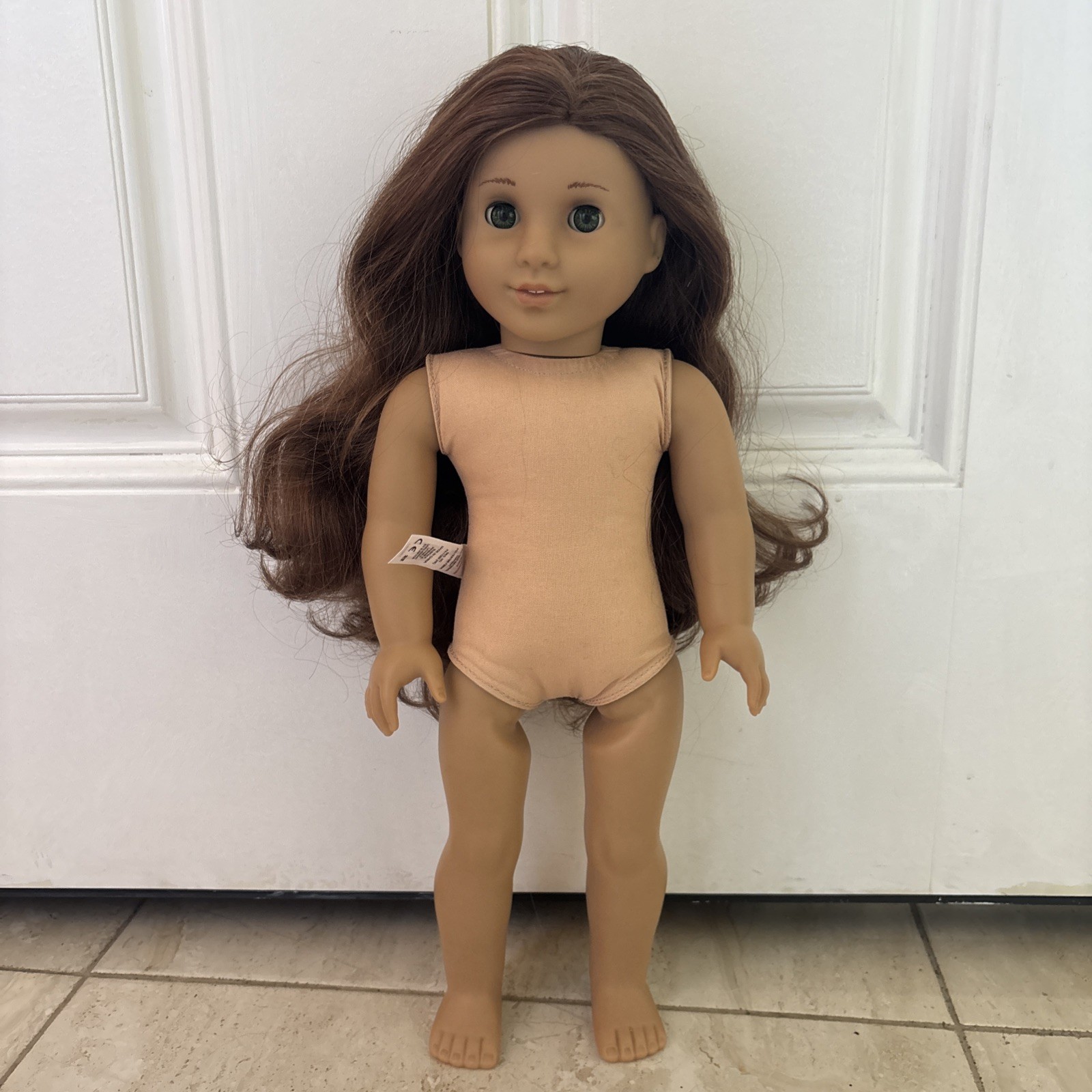 American Girl Marie Grace Saige Wig Green Eyes Custom Doll Preowned