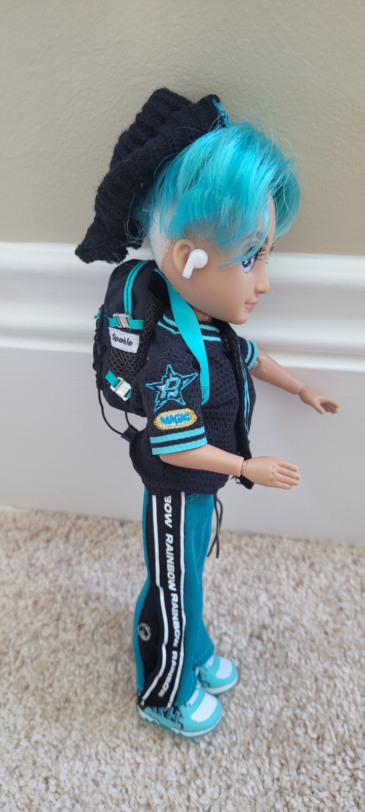 Rainbow Junior High River Kendall Series 2 Boy Doll Blue 9.5″ 2021 NM