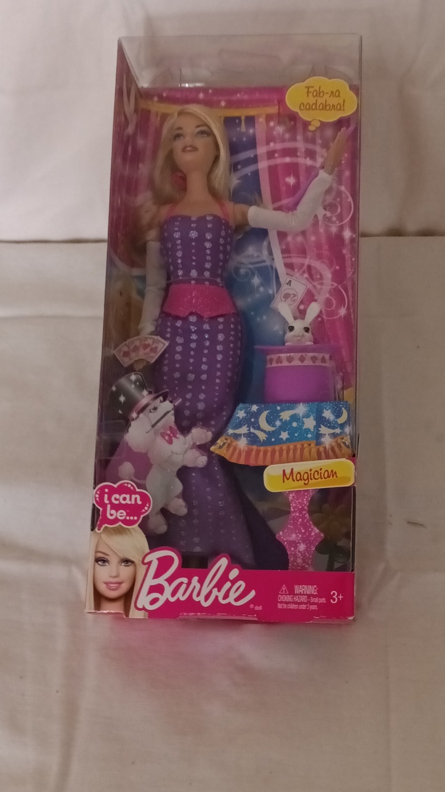 Mattel Barbie I Can Be Magician Doll Blonde Blue Eyes Career 2012 X9076 NIB