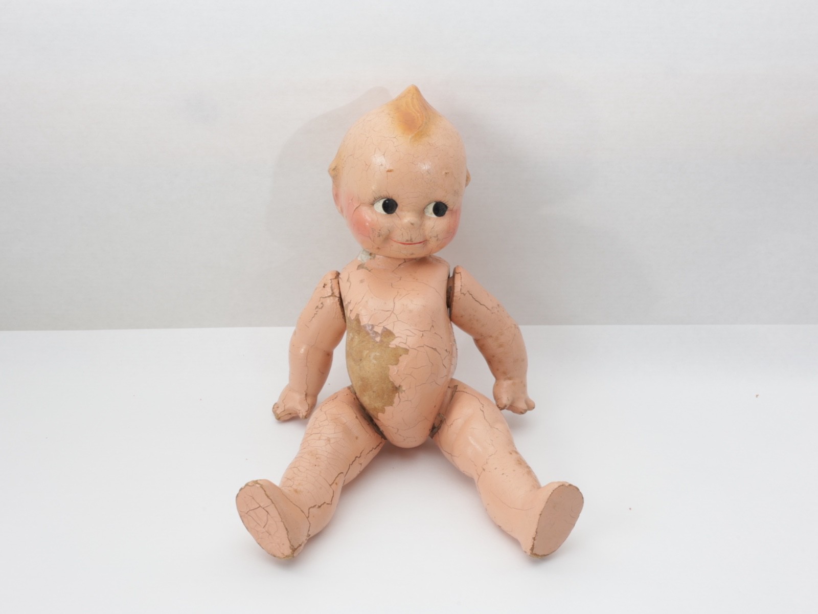 Antique Composition Kewpie Dool Handmade Vintage