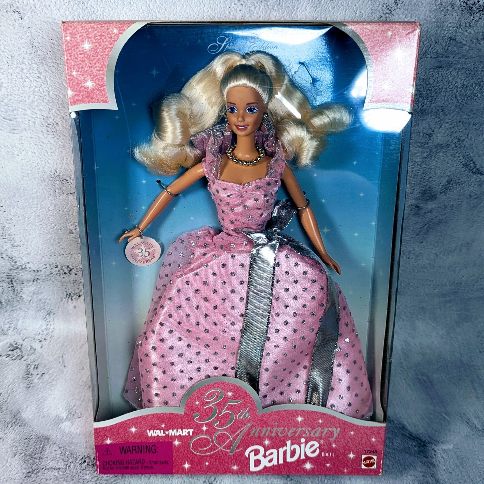 Barbie 35th Anniversary Wal-Mart Special Edition 17245 1997 Mattel NRFB