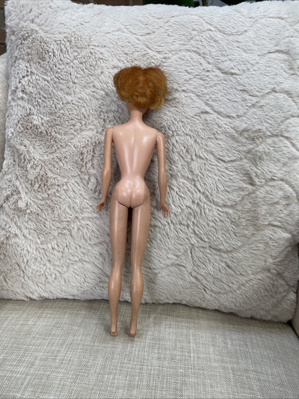 HTF ORIGINAL White Ginger Bubble Cut Barbie With Beehive Bubble! Unique