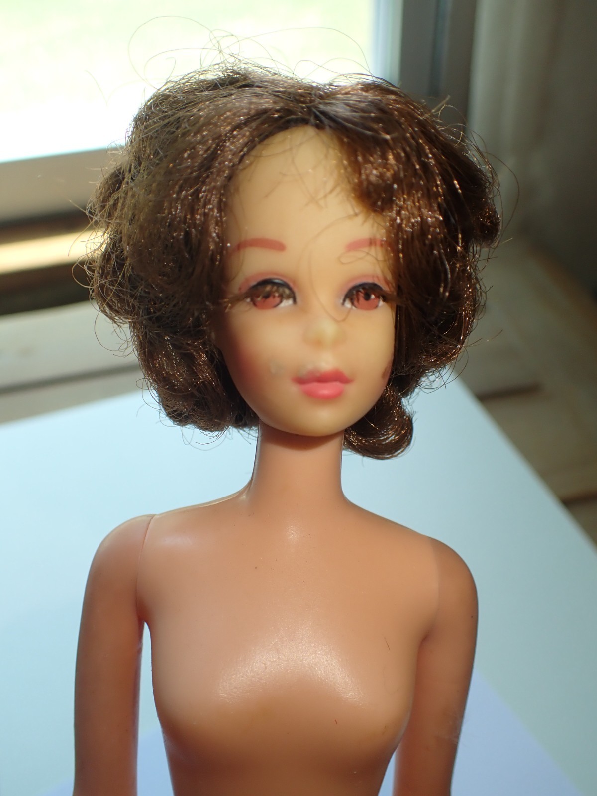 Pretty Vintage Brunette Short Flip Francie Doll TNT Bend Knee