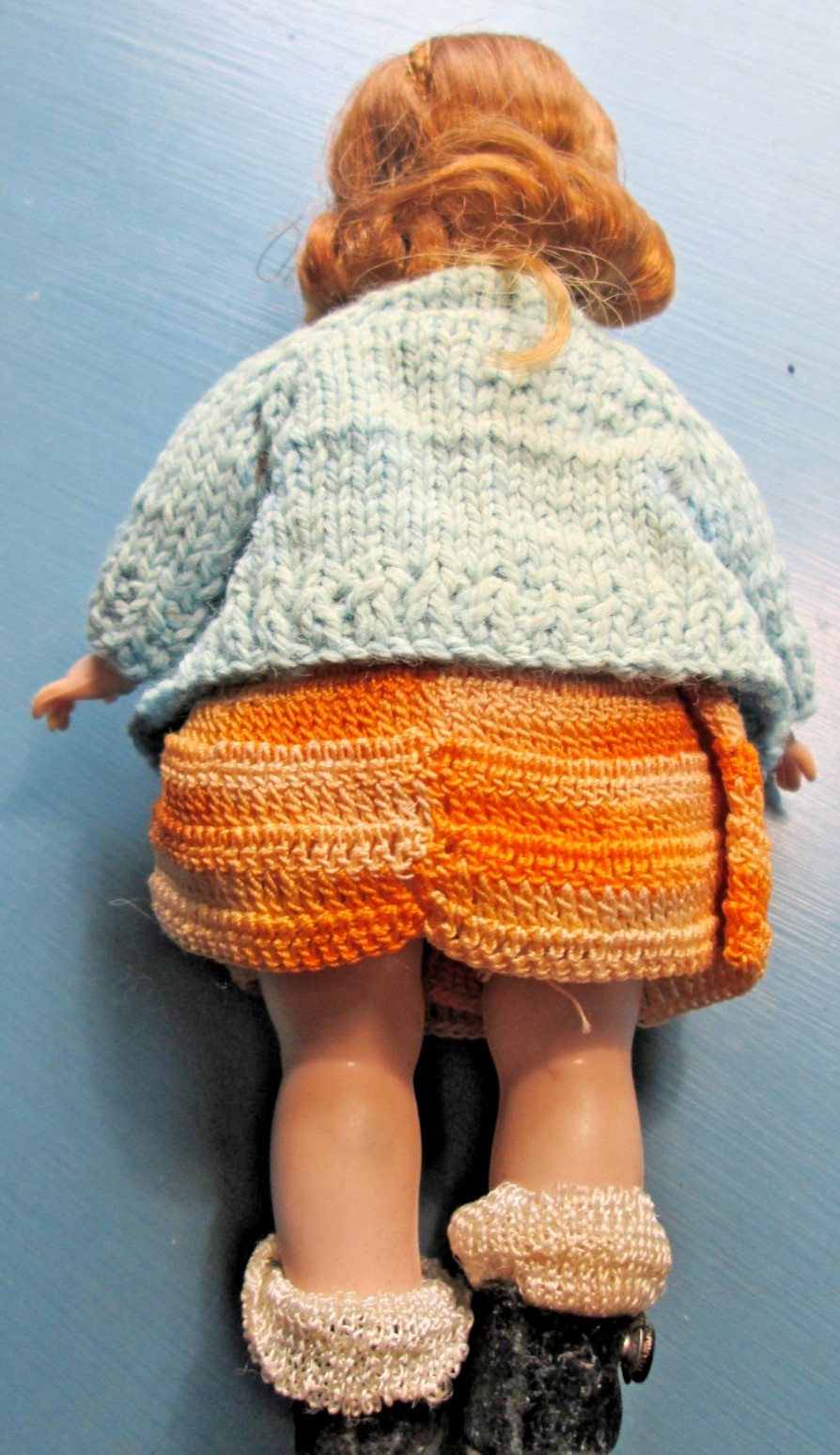 Alex Doll Handmade Crocheted Clothes 7.25″ sleepy eyes moveable arms & legs