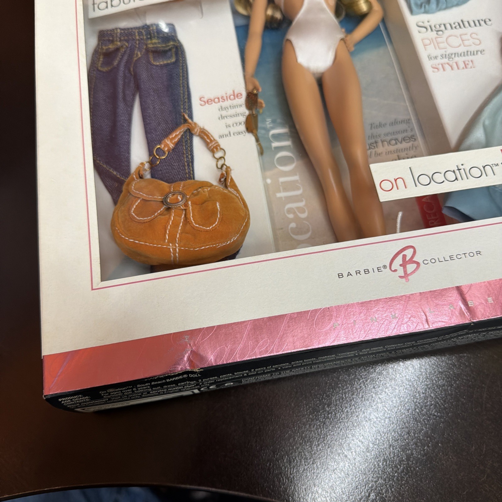 Best Models On Location: South Beach Pink Label Barbie Doll 2005 Mattel #J0943